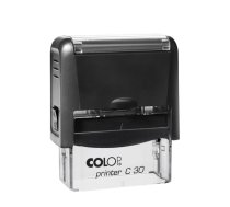 Zīmogs COLOP Printer C30, melns korpuss, bez krāsas spilventiņš (650-03682)