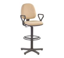 Industriālais krēsls NOWY STYL REGAL GTP RING STOPKI melns audums C-11 (350-00959)