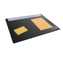 Galda paklājiņš 650x500 mm ar gada kalendāru un caurspīdīgu pārklājumu PP, melns (200-15310)