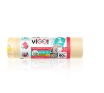 Atkritumu maisi viGO! Winter, ar vaniļas aromātu, LD, aizvelkami, 60l, 64x71cm, 30mk, 10gab (400-08841)