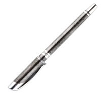 Lodīšu pildspalva CLARO ASTRA SILVER 1.0 mm, sudraba krāsas korpuss, melna tinte, 1 gab/blisterī (200-08209)