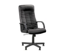 Biroja krēsls NOWY STYL BOSS ECO30 melnas ādas imitācija (350-00663)