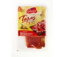 Žāvēts šķiņķis Jamon serrano, šķēlēs, I šķira, 80g (450-14706)