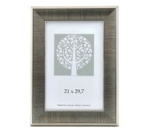 Foto rāmis, plastmasas, A4, 21x29,7 cm, sudraba krāsā (200-11377)