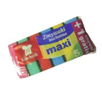 Trauku un saimniecības sūklis KUCHCIK MAXI , 65 x 90 x 30 mm, 6 gab./iepak. (400-03787)