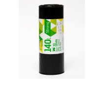 Atkritumu maisi SORTEX, melni, 140l, 35mk, 70x110cm, 10gab (400-10509)