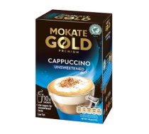 MOKATE GOLD PREMIUM kaf. dzÄr.pulv. ar sam. cukura dz. "CAPPUCCINO UNSWEETENED" (12x(10x14G) (450-14493)