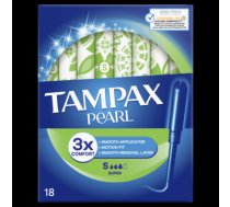 Tamponi TAMPAX Pearl Super, 18 gab. (400-08664)