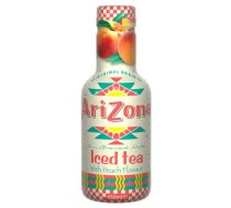 Ledus tēja ARIZONA ar persiku garšu, 0.45l PET (450-11718)