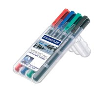 Noturīgais marķieris STAEDTLER LUMOCOLOR DUO 348, 4 krāsu komplekts (200-05289)