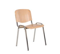 Krēsls NOWY STYL ISO CHROME WOOD no finiera, krāsa- dizskābardis (350-01463)