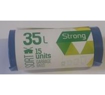 Atkritumu maisi SORTEX, 35L , 50x60 cm, 30 mk, zili, 15 gab. (400-10498)
