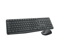 Komplekts LOGITECH MK235, bezvadu klaviatūra un pele, ENG, melna (250-05479)