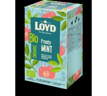 Aromatizēta zāļu-augļu tēja LOYD Frosty Mint, BIO, 20x2g (450-11608)