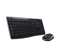 Komplekts LOGITECH MK270, bezvadu klaviatūra + pele, USB, EN, melna (250-03218)