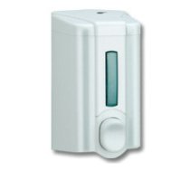 Šķidro ziepju dozators VIA, tilpums 500 ml, 160 x 90 x 90 mm, baltā krāsā (400-01815)