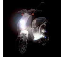 Dekoratīvas LED pagrieziena gaismas 12LED 12V Baltas 2gb (1510461)