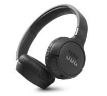 JBL Tune 660NC stereo bezvadu austiņas ar mikrafonu un balss kontroli melnā krāsā (JBLT660NCBLK)