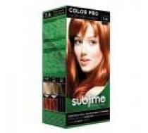 SUBLIME PROFESSIONAL HAIR COLOR CREAM COLOR PRO 7.4 COPPER BLONDE 50 ML - Matu krāsa ar keratīnu (TUR07.4)