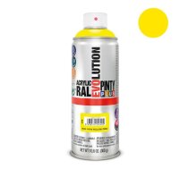 Akrila krāsa aerosolā dzeltena RAL 1018 Evolution PintyPlus 400 ml. (1018EV)