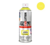 Akrila krāsa aerosolā fluorescējoša dzeltena Evolution Pintyplus 400ml (146F)