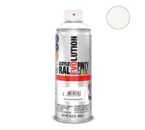 Akrila krāsa aerosolā balta RAL 9010 Evolution PintyPlus 400ml (9010EV)