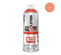 Akrila krāsa aerosolā fluorescējoša sarkana Evolution Pintyplus 400ml (107F)