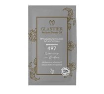 GLANTIER 497 PERFUME SHOWER OIL SAMPLE 7g - Ķermeņa dušas eļļa gludai ādai sievietēm (GLOIL497-7)