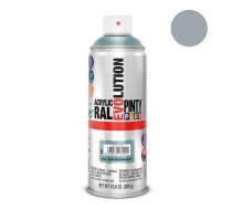 Akrila krāsa aerosolā pelēka RAL 7001 Evolution PintyPlus 400ml (7001EV)