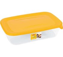 Pārtikas trauciņš taisnstūris 1L Fresh&Go dzeltens (0800554007)