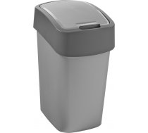 Atkritumu spainis Flip Bin 9L sudraba/pelēks (0802170686)