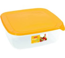 Pārtikas trauciņš kvadrāts 2,9L Fresh&Go dzeltens (0800562007)