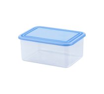 Pārtikas trauciņš taisnstūris 0,8L caurspīdīgs/zils (0803871084)