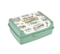 Pārtikas uzglabāšanas trauks click-box midi 1L Carla "Sandwich" 17x13x7cm zaļš (0610697315)