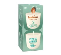 Sveces Clean Light uzpildes sveces 2 gab. cypress & amber (37030501)