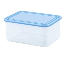 Pārtikas trauciņš taisnstūris 2L caurspīdīgs/zils (0803873084)