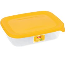 Pārtikas trauciņš taisnstūris 0,5L Fresh&Go dzeltens (0800553007)