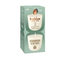 Sveces Clean Light uzpildes sveces 2 gab. cedarwood & vetiver (37030516)