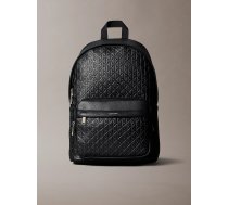 CALVIN KLEIN Emblem Aop Emboss Round Backpack LV04D3202GUB1 Mugursoma