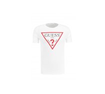 Guess vīriešu t-krekls Logo Super Slim Fit 24072018 White