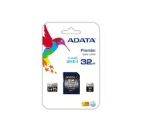 Adata Atmiņas kartes ADATA  Premier 32 GB SDHC Flash memory class 10 No