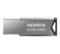 Adata Atmiņas kartes ADATA  ADATA UV350 Pendrive 64GB USB3.1