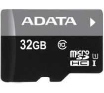 Adata Atmiņas kartes ADATA  Premier UHS-I 32 GB, SDHC, Flash memory class 10, SD adapter