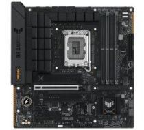 Asus Pamatplate Intel procesorsiem Asus  TUF GAMING B760M-PLUS II | Processor family Intel B760 | Processor socket 1 x LGA1700 Socket | 4 DIMM slots - DDR5, non-ECC, on-die ECC, unbuffered | Supported hard disk drive interfaces SATA-600 (RAID), 3 x M.2 |