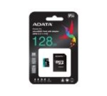 Adata Atmiņas kartes ADATA  128GB Micro SDXC UHS-I U3 V30S +Ad