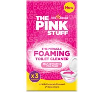 THE PINK STUFF putojošs tualetes poda tīrīšanas līdzeklis - pulveris 3x100g