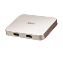 Aten Bezvadu austiņas Aten  USB-C 4K Ultra Mini Dock with Power Pass-through USB 3.0 (3.1 Gen 1) ports quantity 1, USB 2.0 ports quantity 1, HDMI ports quantity 1, USB 3.0 (3.1 Gen 1) Type-C ports quantity 1