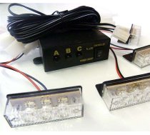 12 LED Bākuguns Restē Balta