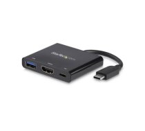 StarTech.com USB-C Multiport Adapter with HDMI - USB 3.0 Port - 60W PD - Black