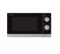 Sharp R-200INW microwave Countertop Solo microwave 20 L 800 W Silver